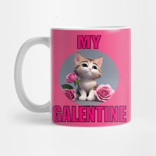 My galentines kitty cat Mug